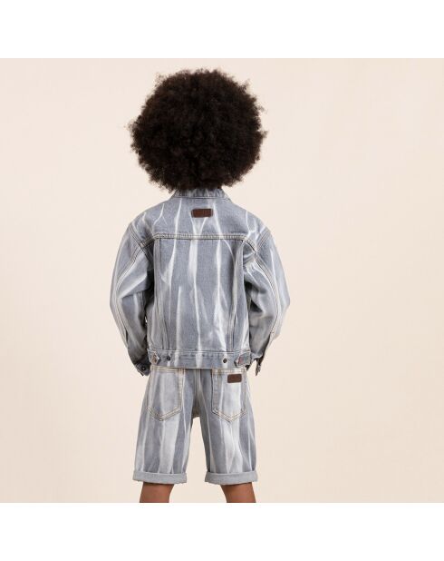 Veste Nick gris tie & dye