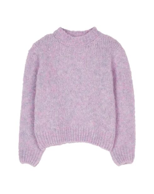 Pull en Laine & Alpaga mélangés Lona violet