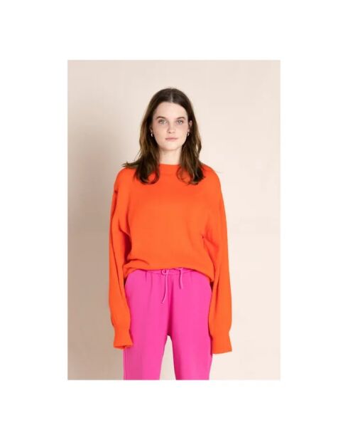 Pull Fonda Alpaga rouge