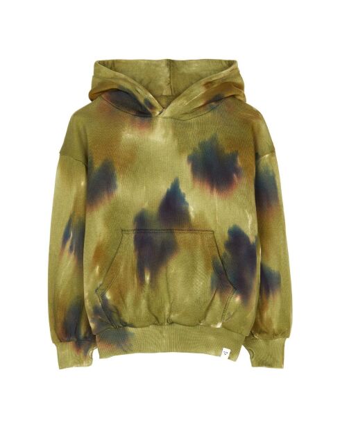 Hoodie Tie and Dye Horst vert kaki