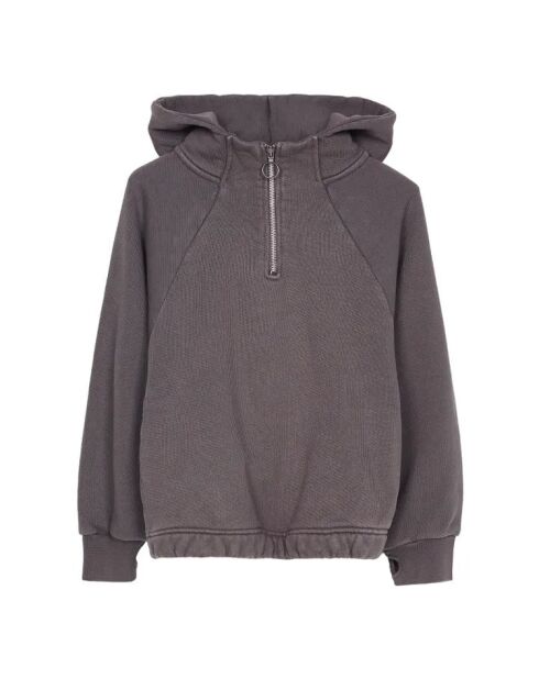 Sweat à capuche en Coton Jody gris