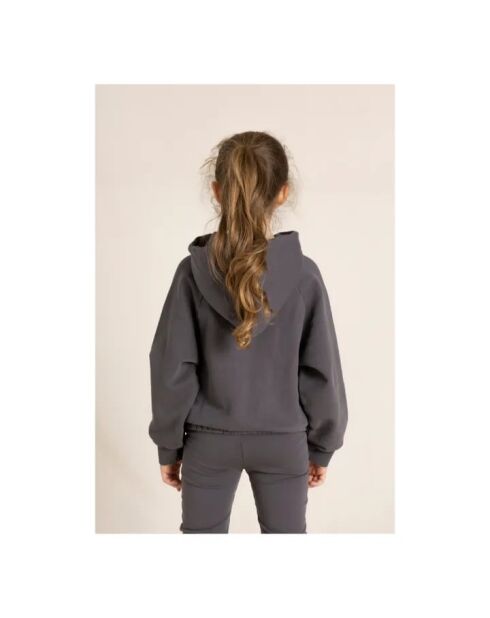 Sweat à capuche en Coton Jody gris