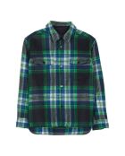 Chemise en Laine Mélangée New verte
