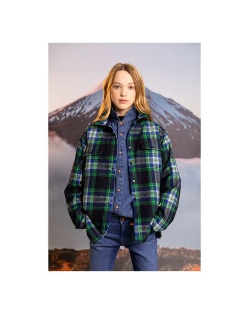 Chemise en Laine Mélangée New verte