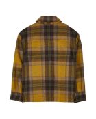 Chemise en Laine Mélangée Dova jaune/marron
