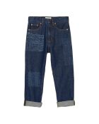 Jean en Coton Ollibis bleu