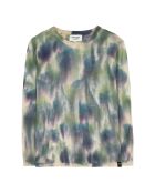 Camiseta Nico de algodón verde tie & dye