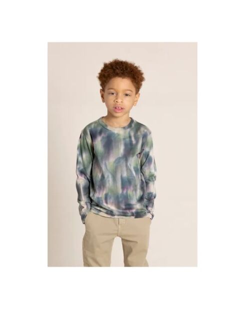T-Shirt en Coton Nico tie & dye vert