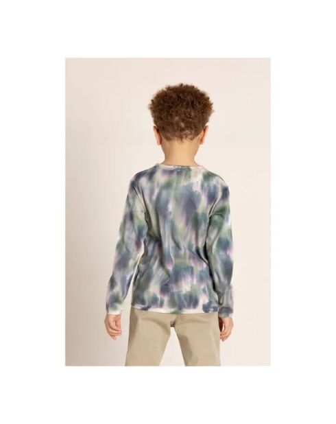 T-Shirt en Coton Nico tie & dye vert
