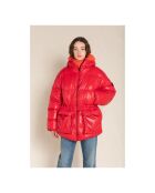 Roter Snowbee-Parka