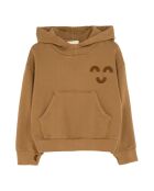 Hoodie Happy noisette