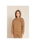 Hoodie Happy noisette