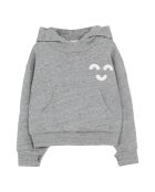 Hoodie Happy gris
