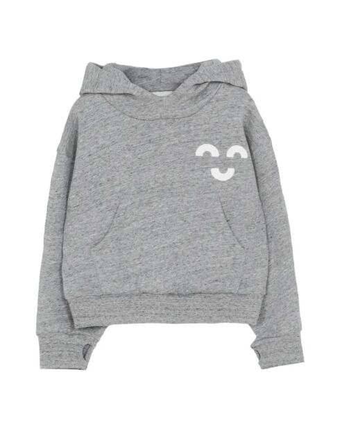 Hoodie Happy gris