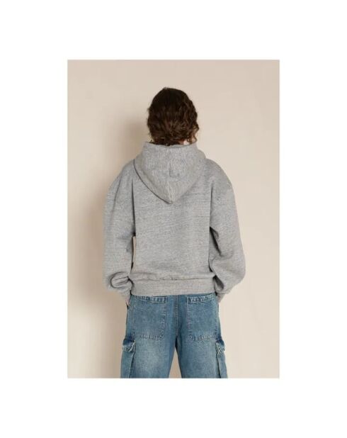 Hoodie Happy gris