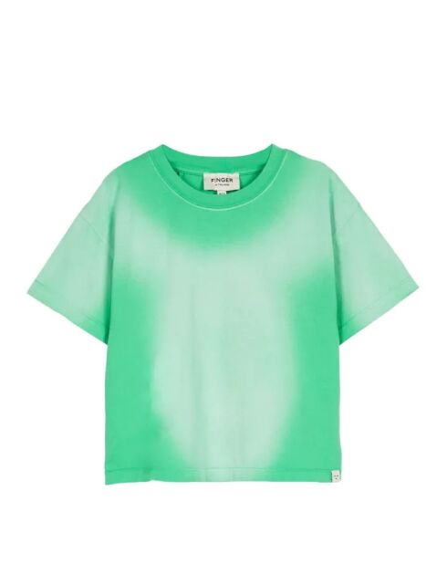 T-shirt Queen Tie and Dye vert