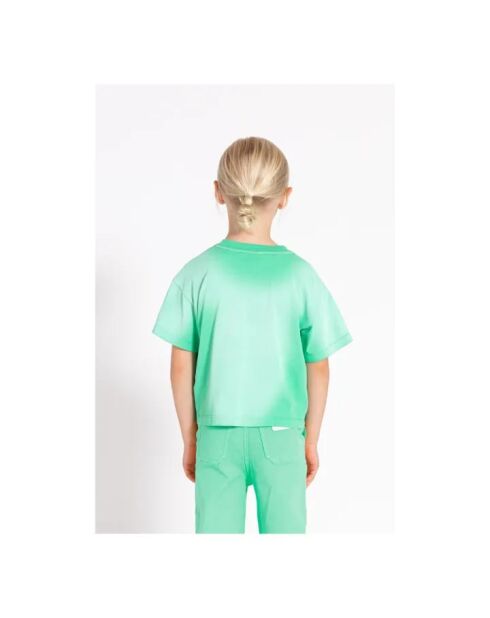 T-shirt Queen Tie and Dye vert