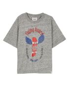T-shirt King Skateboard grigia