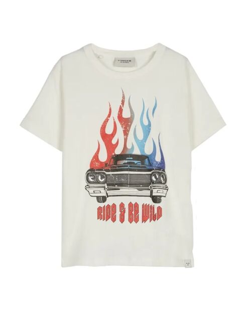 T-shirt Jason Flame blanc