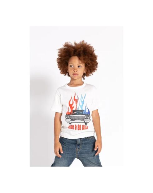 T-shirt Jason Flame blanc