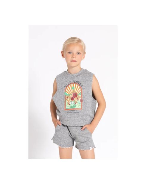 Sweat Sans Manches Clem gris