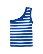 Canotta Donna a righe blu scuro