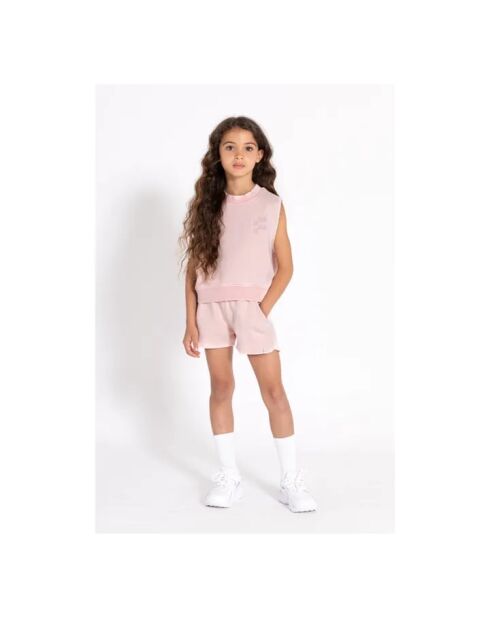 Short Betty rose pêche