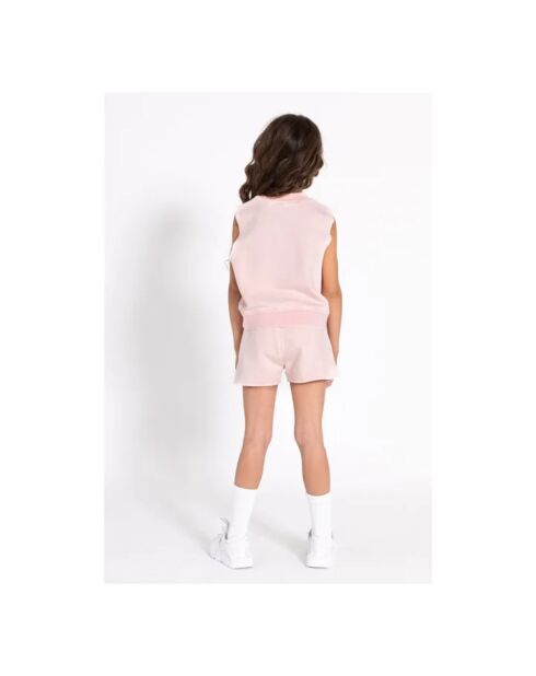 Short Betty rose pêche