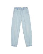 Jogg Fit Slide jeans van gewassen denim