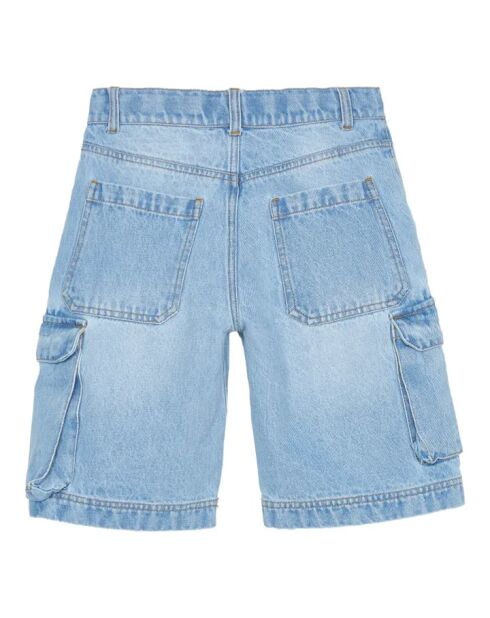 Shorts in denim lavato Cargo Cruiser