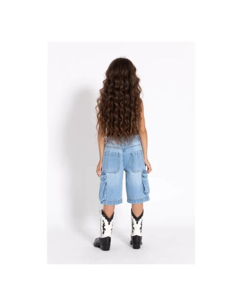 Short Cargo Cruiser denim délavé