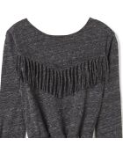 Abito Birdy Fringes grigio antracite