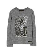 T-shirt Nico gris chiné