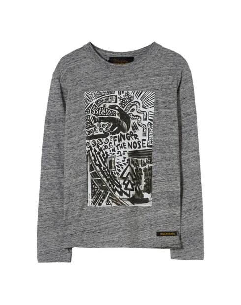 T-shirt Nico gris chiné