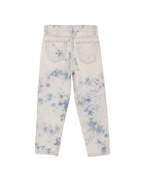 Jean Boule Solange Tie and Dye denim délavé