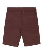 Short en coton Chino Allen bordeaux