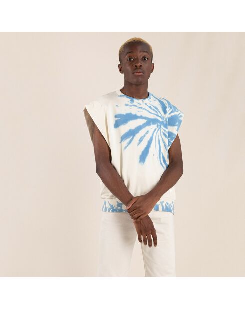 Sweat Carol bleu tie & dye