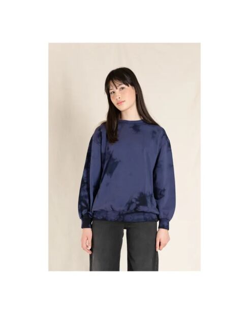 Sweat Tie and Dye Wind bleu marine