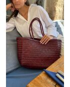 Cabas Delhi Large Bordeaux