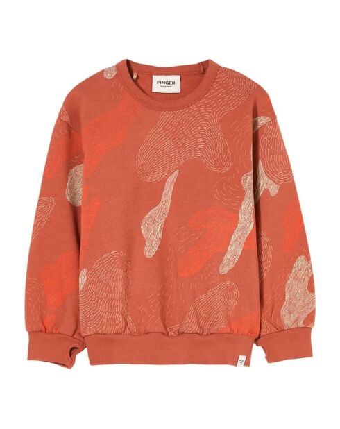Windziegel-Sweatshirt in Camouflage-Optik