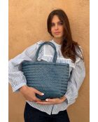 Bolso Delhi, tamaño mediano, azul cielo