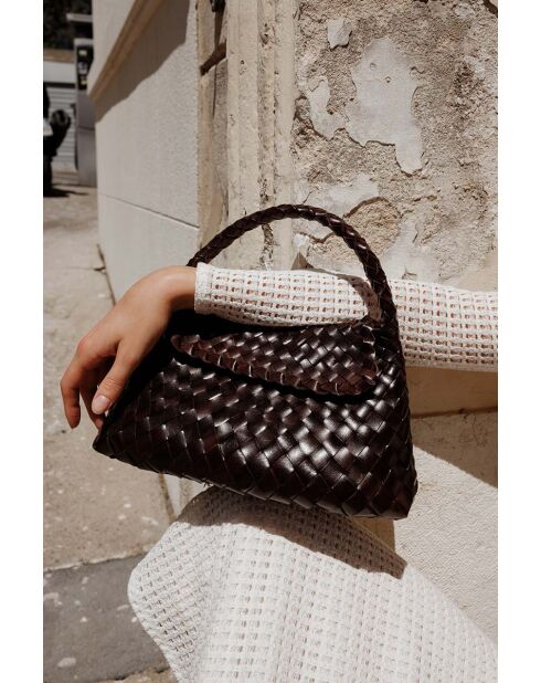 Sac Bandoulière Jacky Mini Marron