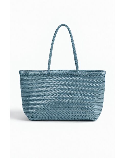 Borsa a tracolla Delhi grande blu cielo