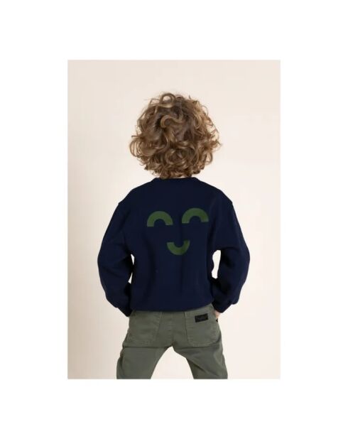 Sweat en Coton Wind bleu