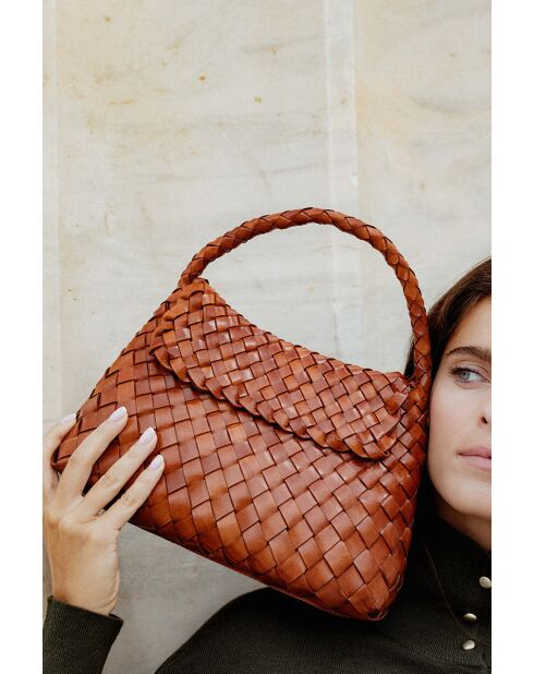 Sac Bandoulière Jacky Mini Camel