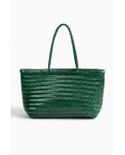 Bolso de mano Delhi grande de color verde