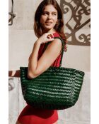Bolso de mano Delhi grande de color verde