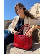Borsa Delhi Medium Rossa