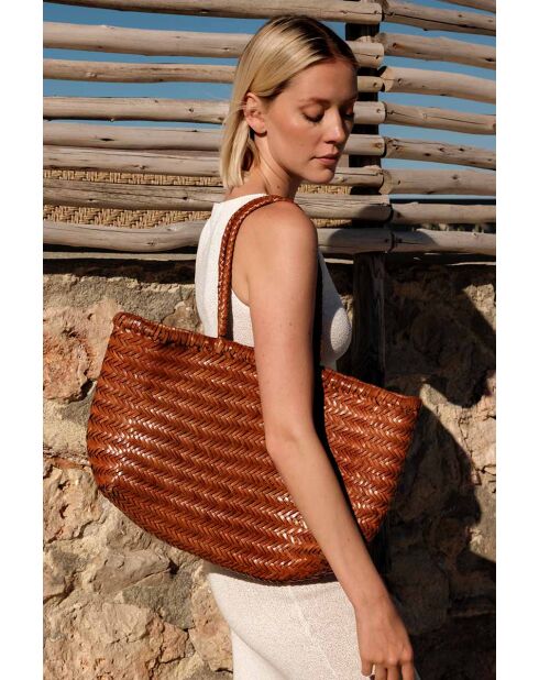 Borsa Delhi grande color cammello