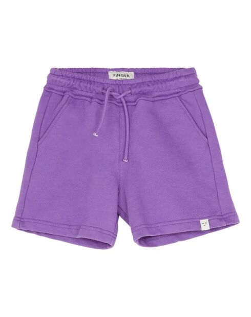 Short en coton Trinity Uni violet